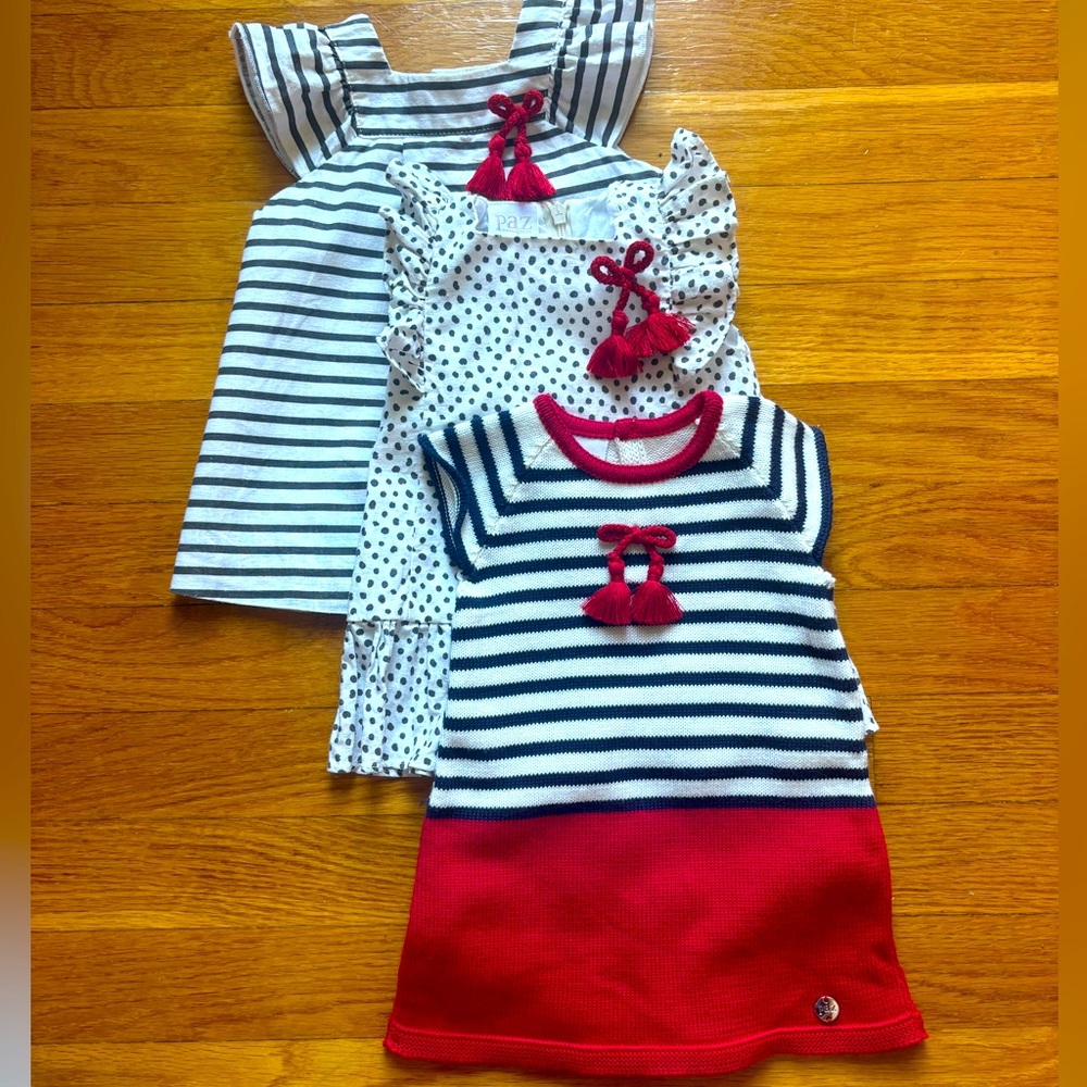 Set of 3 beautiful Paz Rodriguez baby dresses! Good as new! Size: 3 months